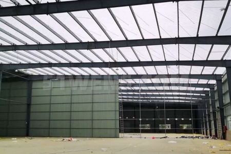 二手钢结构厂房长103米宽60米高9米，大开间厂房高适用于家具制造等行业
