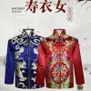 成都殡葬一条龙服务，唐装云锦寿衣女款
