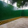 成都三环路旁建筑工地施工围挡方案，带项目LOGO